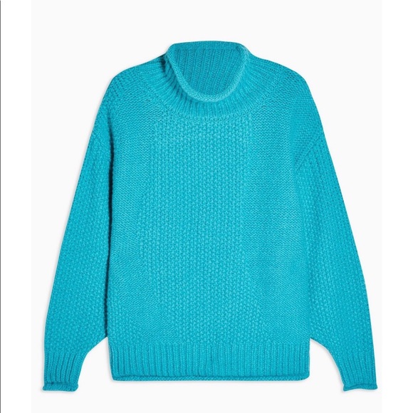 TOPSHOP BLUE SWEATER - Picture 4 of 8